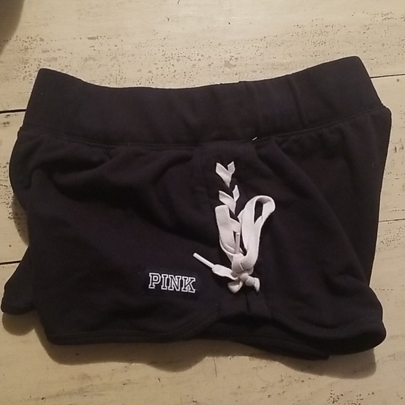 Victoria's Secret PINK Black Lace up Booty shorts - Picture 6 of 6